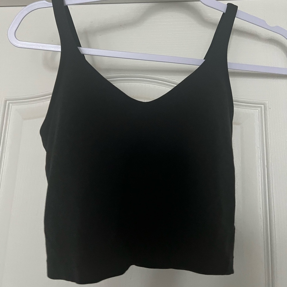 Lululemon black align tank top size 4